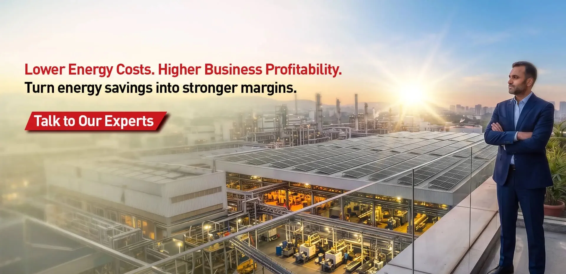 Commercial and industrial rooftop solar — lower energy costs, higher business profitability